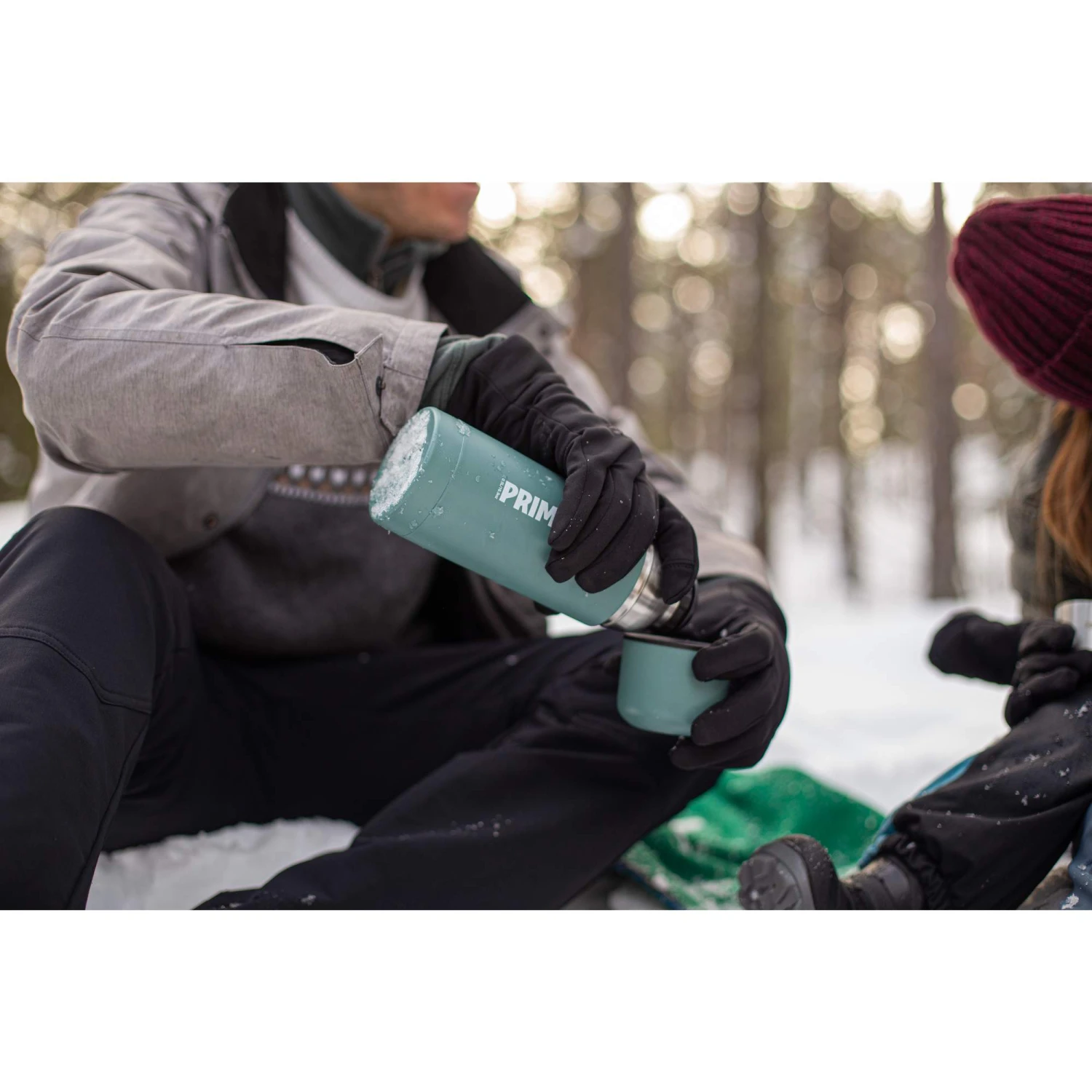 Primus VACUUM BOTTLE 0.5 L FROST - Thermokanne – Bild 4